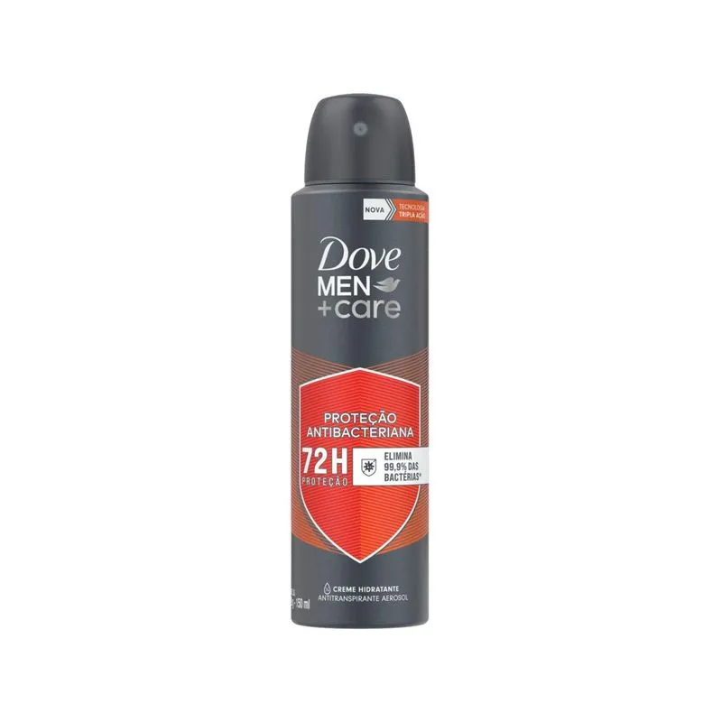 DESODORANTE AEROSOL DOVE PROTECAO ANTIBAC MASCULINO 150ML