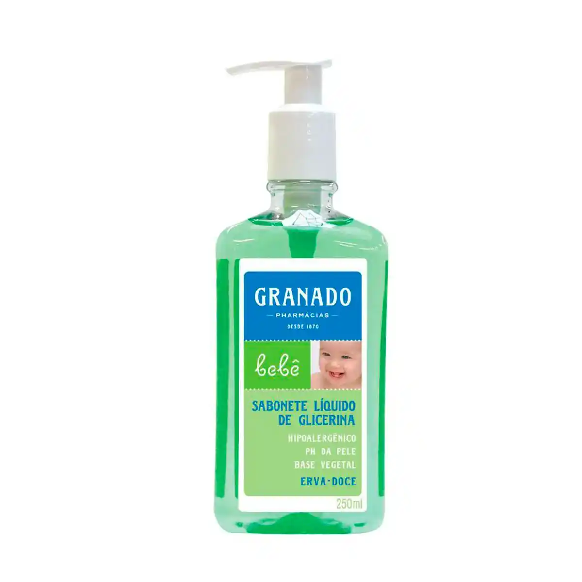 SABONETE LIQUIDO INFANTIL GRANADO ERVA DOCE 250ML