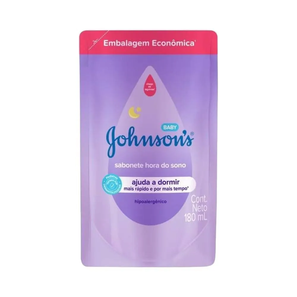 SABONETE LIQUIDO JOHNSON BABY HORA DO SONO 180ML
