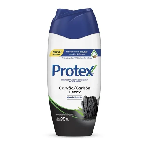 SABONETE LIQUIDO PROTEX CARVAO/DETOX 250ML