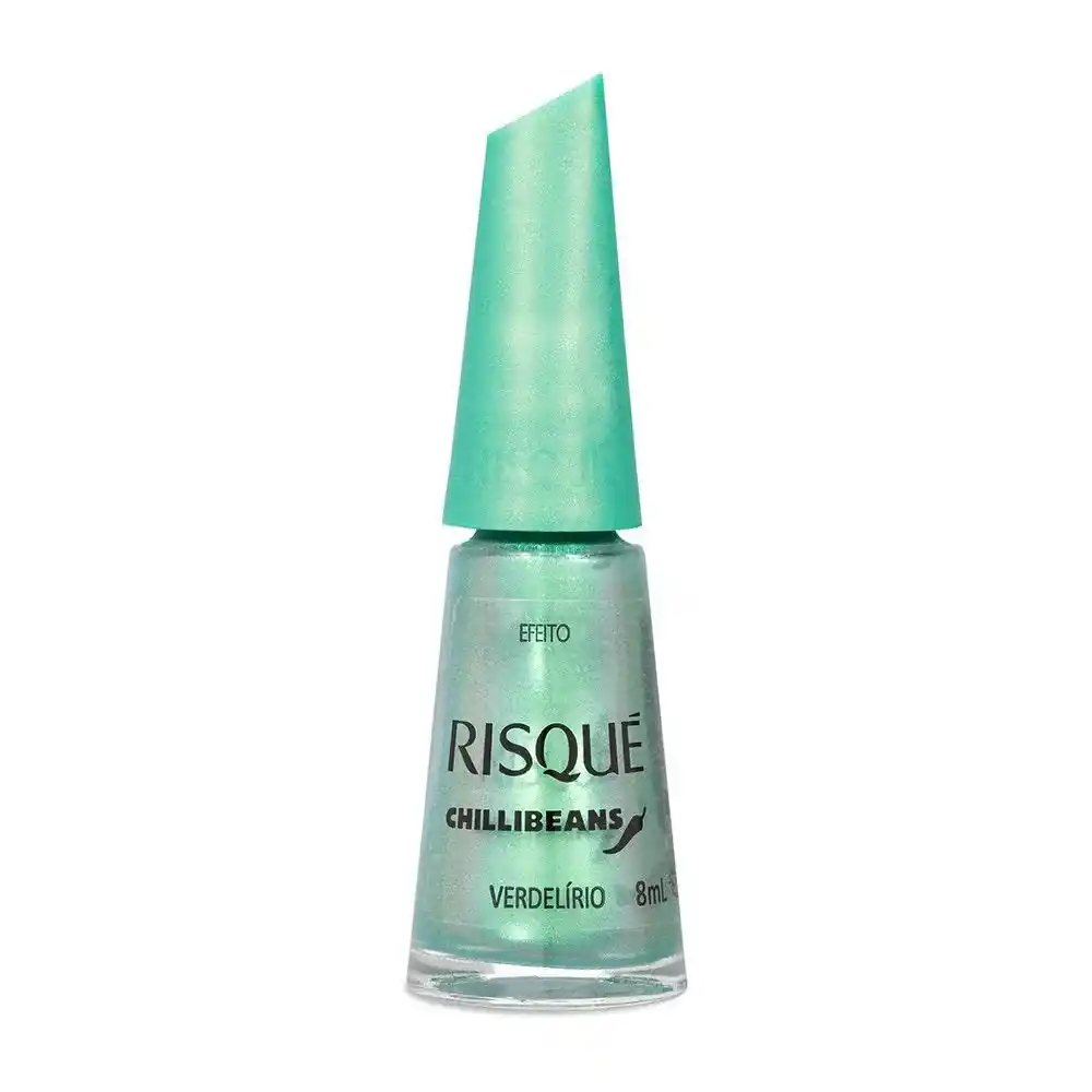 ESMALTE RISQUE CHILLIBEANS VERDELIRIO SEM BLISTER DISPLAY 6U