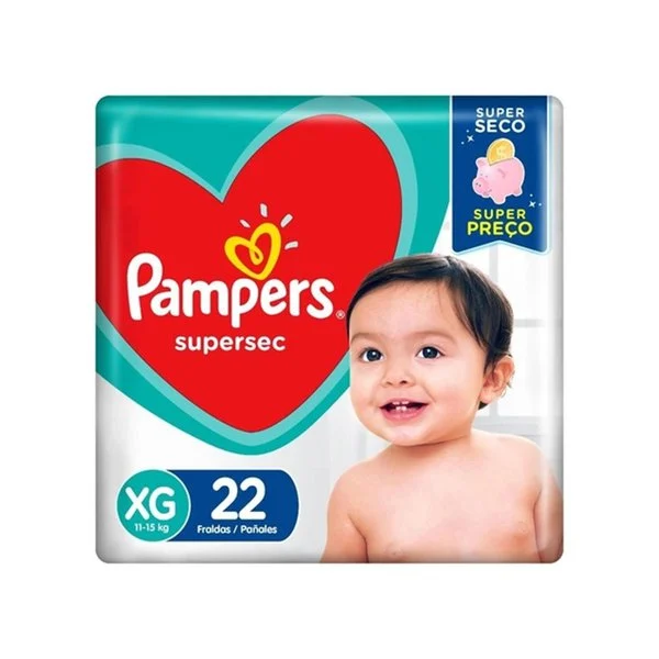 FRALDA PAMPERS SUPERSEC XG 22U