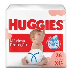 FRALDA HUGGIES MEGA MAXIMA PROTECAO XG 26U