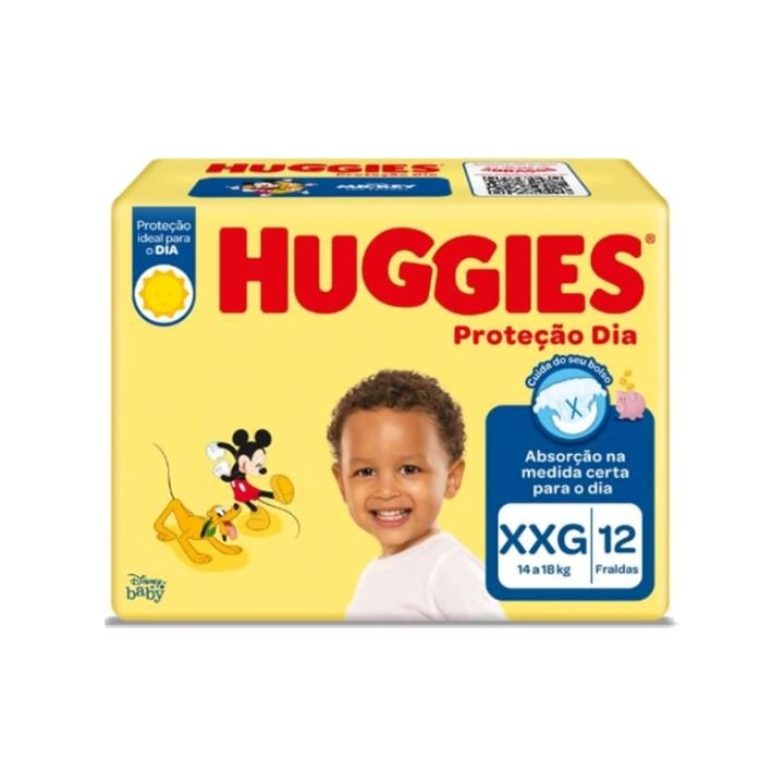 FRALDA HUGGIES JUMBINHO PROTECAO DIA XXG 12U