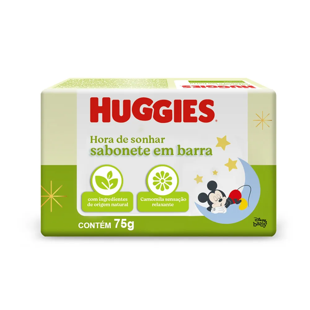 SABONETE INFANTIL HUGGIES CAMOMILA 75G