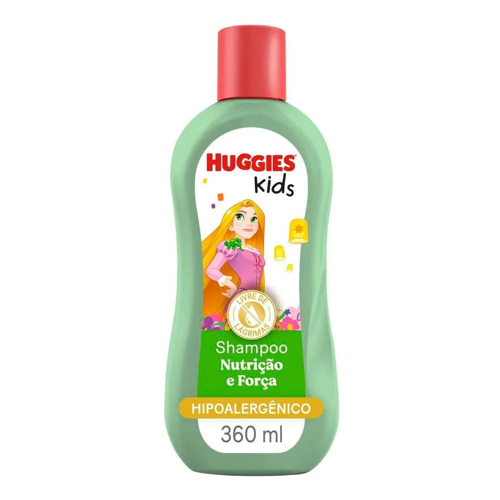 SHAMPOO INFANTIL HUGGIES NUTRICAO E FORCA RAPUNZEL 200ML