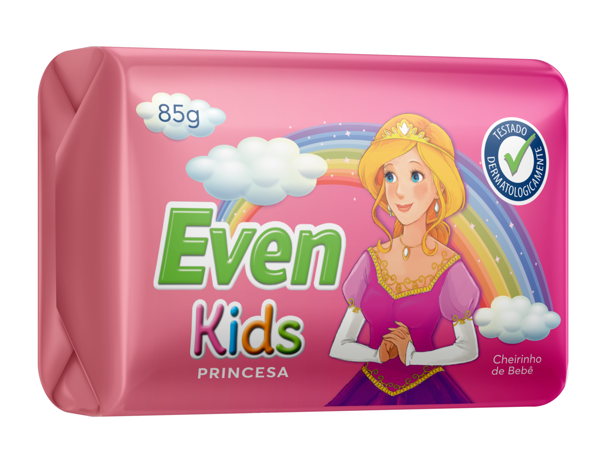 SABONETE EVEN KIDS PRINCESA 85G