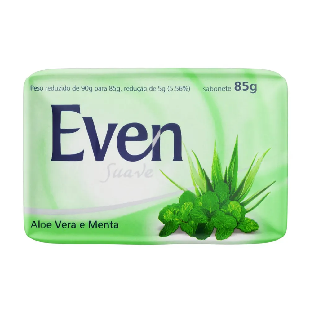 SABONETE EVEN ALOE VERA E MENTA 85G DUZIA