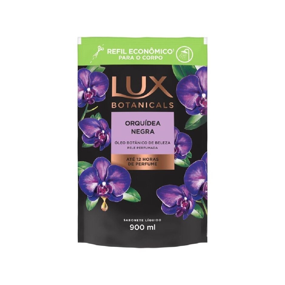SABONETE LIQUIDO LUX ORQUIDEA NEGRA 200ML