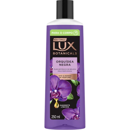 SABONETE LIQUIDO LUX ORQUIDEA NEGRA 250ML