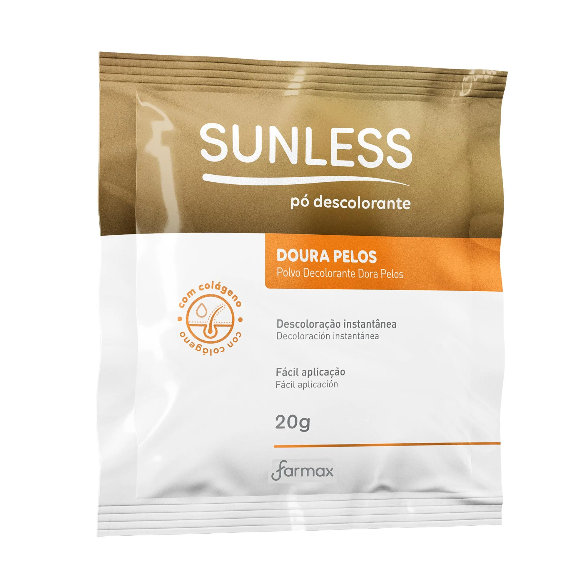 PO DESCOLORANTE SUNLESS DOURA PELOS 20G