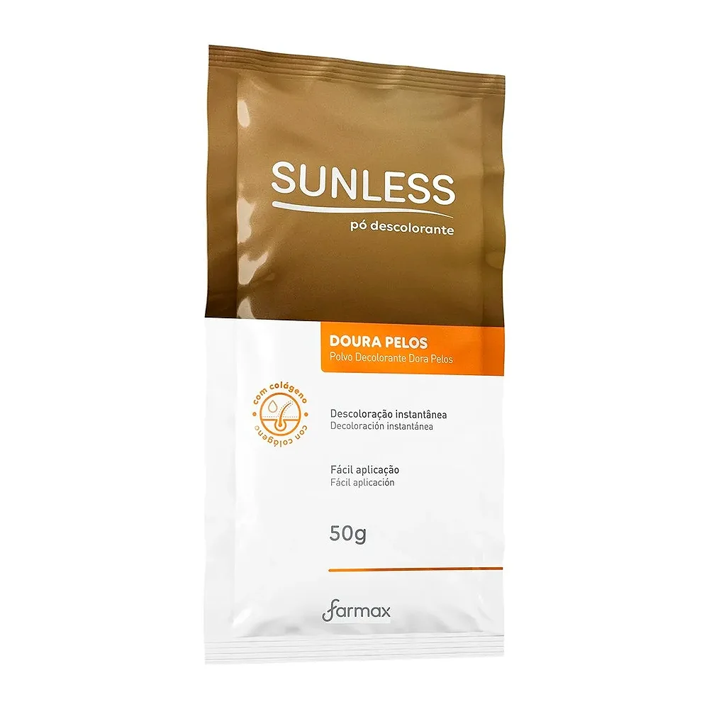 PO DESCOLORANTE SUNLESS DOURA PELOS 50G