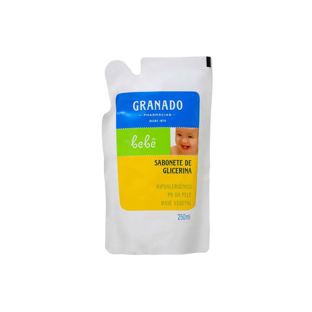 SABONETE LIQUIDO INFANTIL GRANADO TRADICIONAL REFIL 250ML