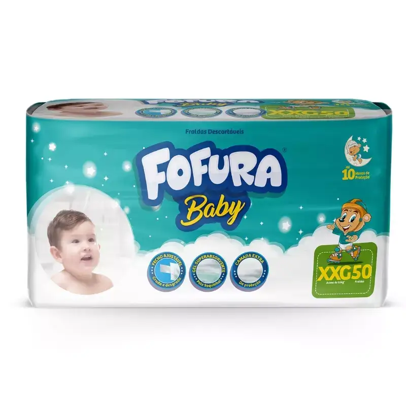 FRALDA FOFURA BABY HIPER XXG 50U