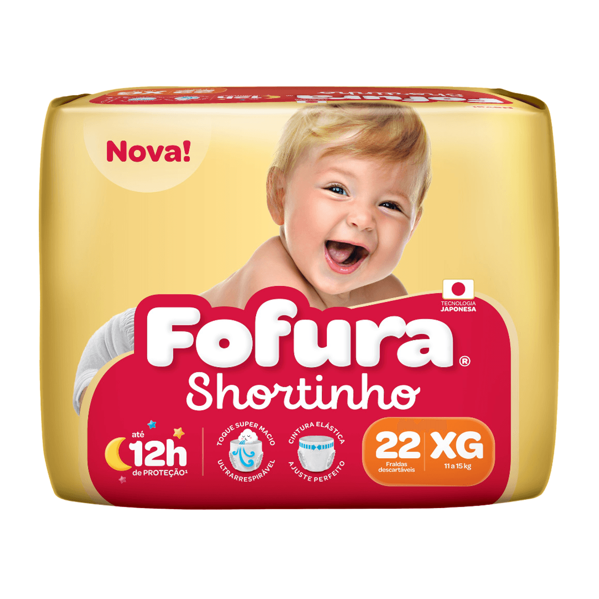 FRALDA FOFURA SHORTINHO XG 22U