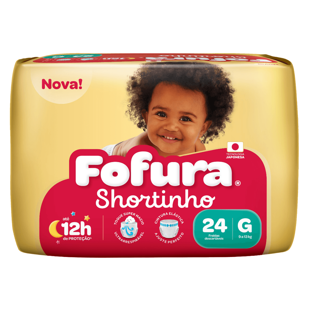 FRALDA FOFURA SHORTINHO G 24U