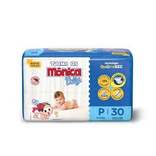 FRALDA TURMA DA MONICA BABY JUMBO P 30U