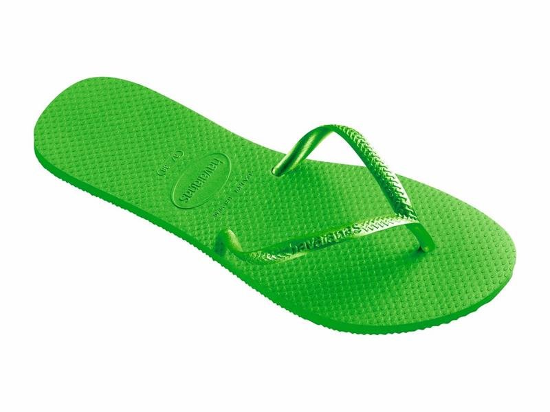 SANDALIA HAVAIANAS FLAT SUNSET GREEN NEO 41/42