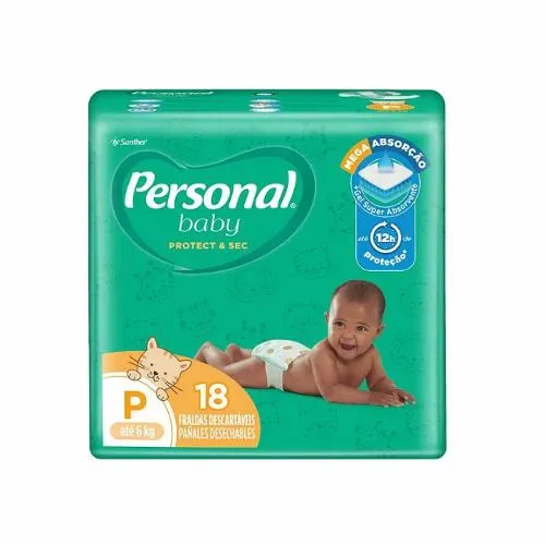 FRALDA BABY PERSONAL JUMBINHO P 18U