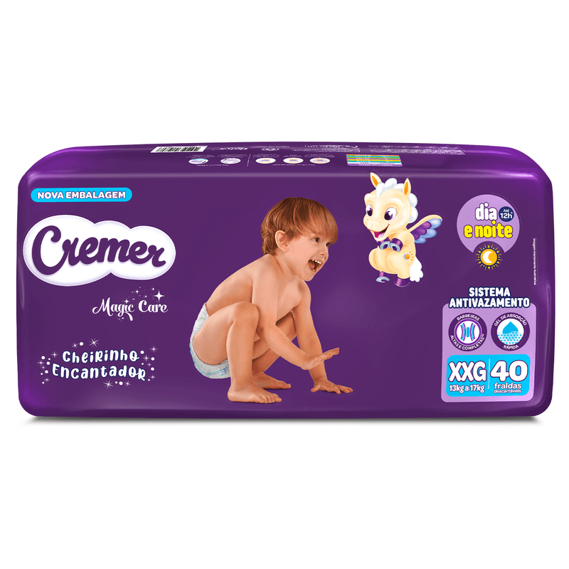 FRALDA BABY CREMER HIPER XXG 40U