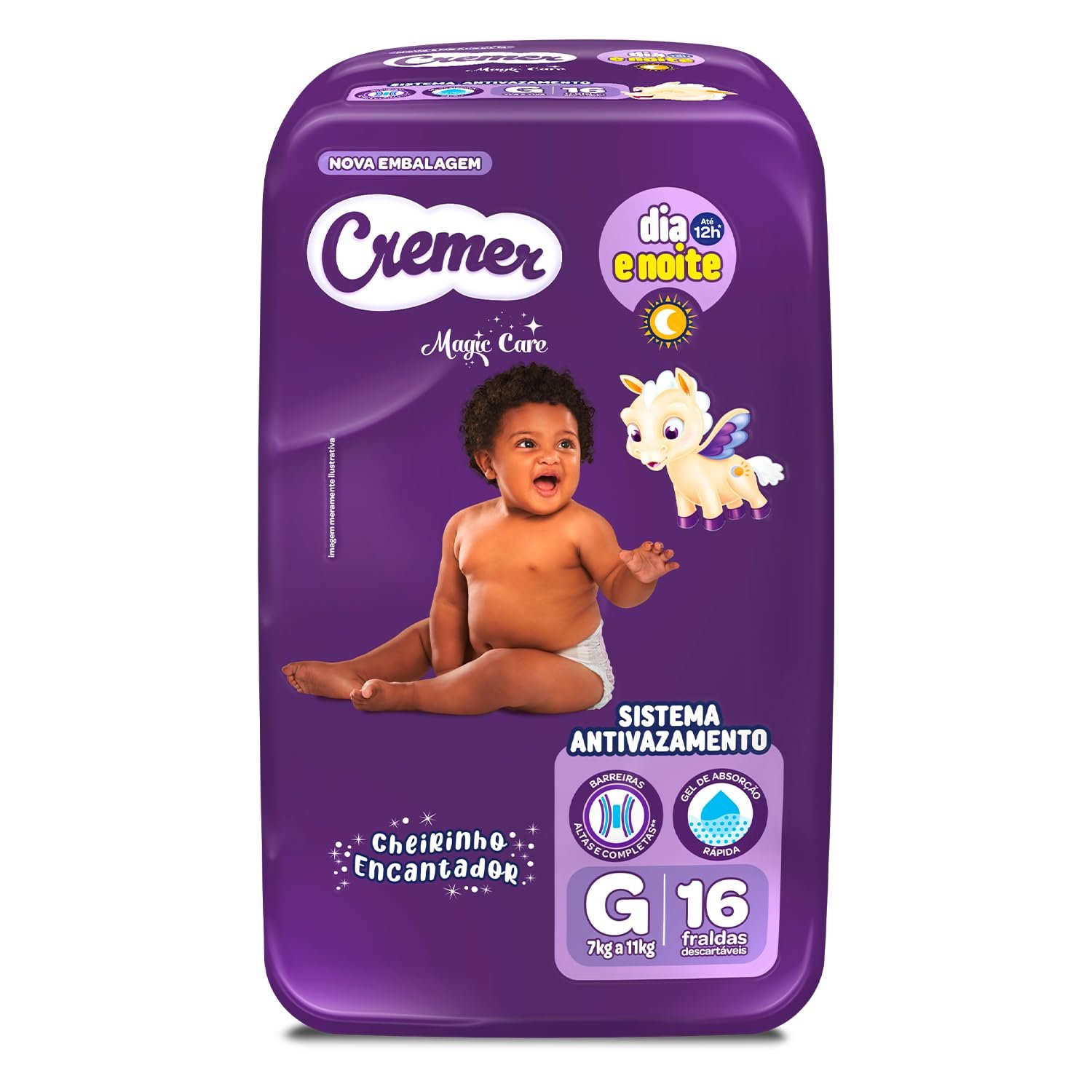 FRALDA BABY CREMER JUMBINHO G 16U