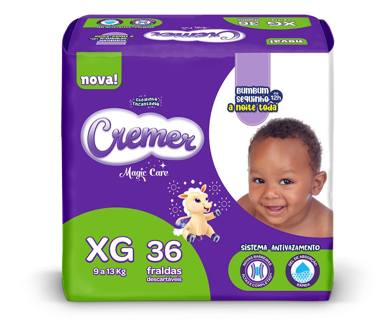 FRALDA BABY CREMER MEGA XG 36U