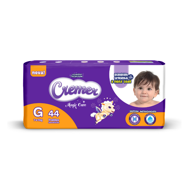 FRALDA BABY CREMER MEGA G 44U