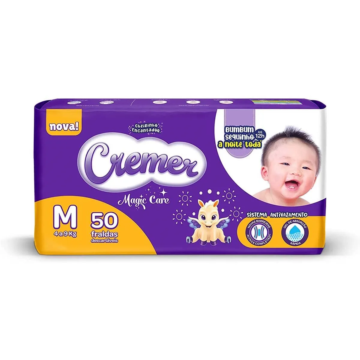 FRALDA BABY CREMER MEGA M 50U