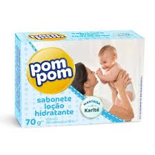 SABONETE INFANTIL POMPOM LOCAO HIDRATANTE 80G