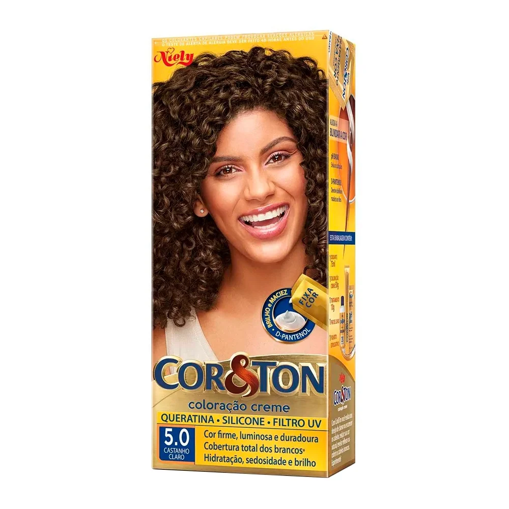 TINTURA COR E TON CASTANHO CLARO 5.0