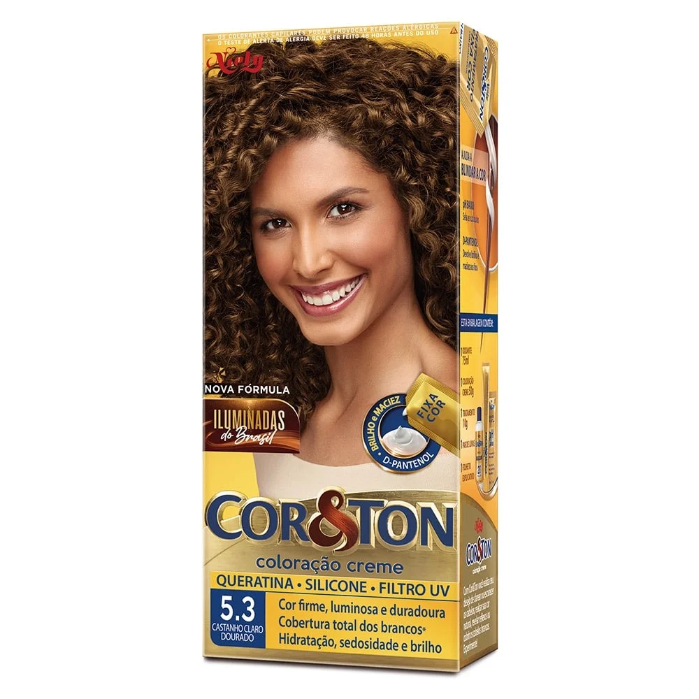 TINTURA COR E TON CASTANHO CLARO DOURADO 5.3