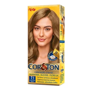 TINTURA COR E TON LOURO MEDIO 7.1