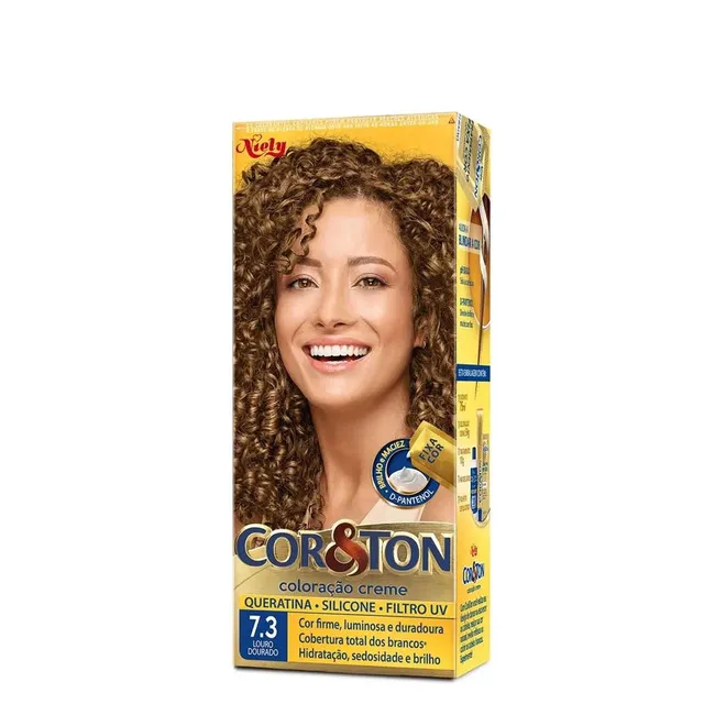 TINTURA COR E TON LOURO DOURADO 7.3