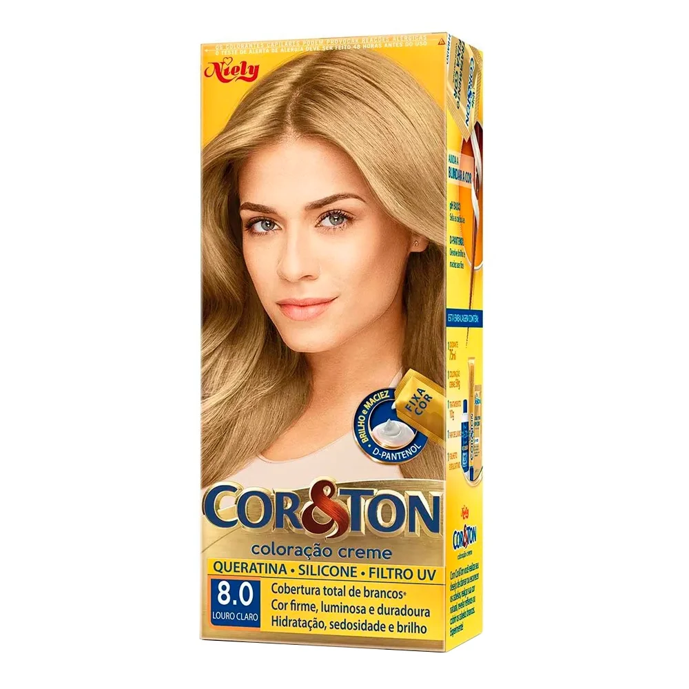 TINTURA COR E TON LOURO CLARO 8.0