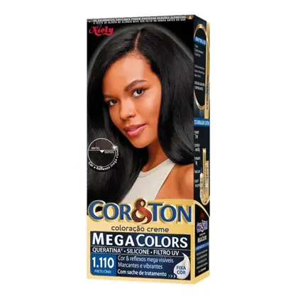TINTURA COR E TON PRETO ONIX 1.110