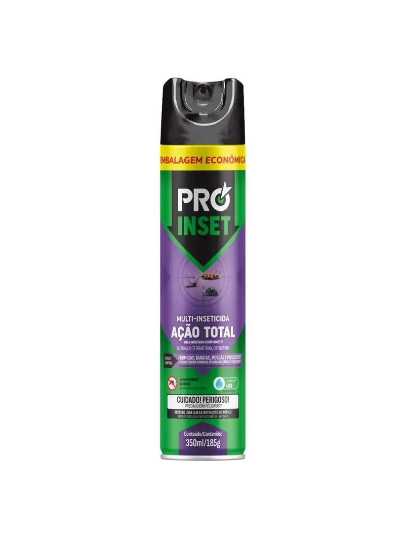 INSETICIDA AEROSOL PRO INSET ACAO TOTAL 350ML