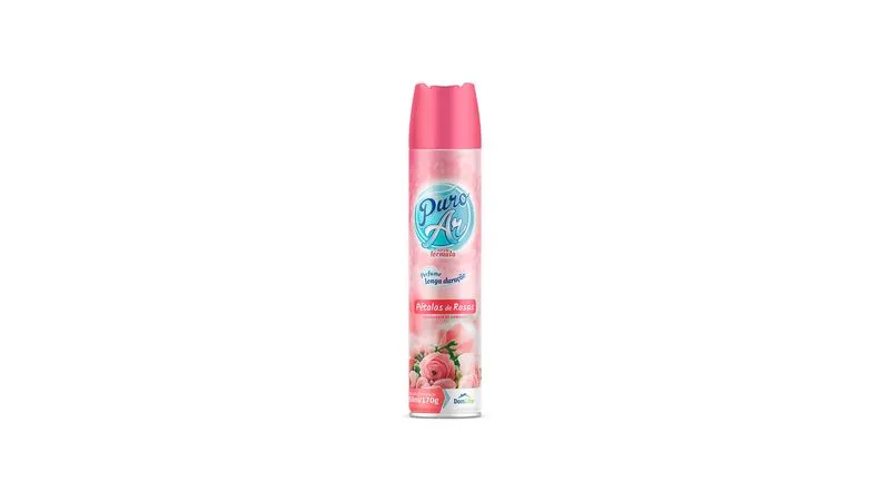 ODORIZADOR DE AMBIENTE PURO AR PETALAS DE ROSAS 350ML
