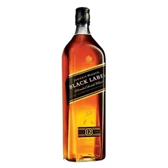 WHISKY JOHNNIE WALKER BLACK LABEL 1L