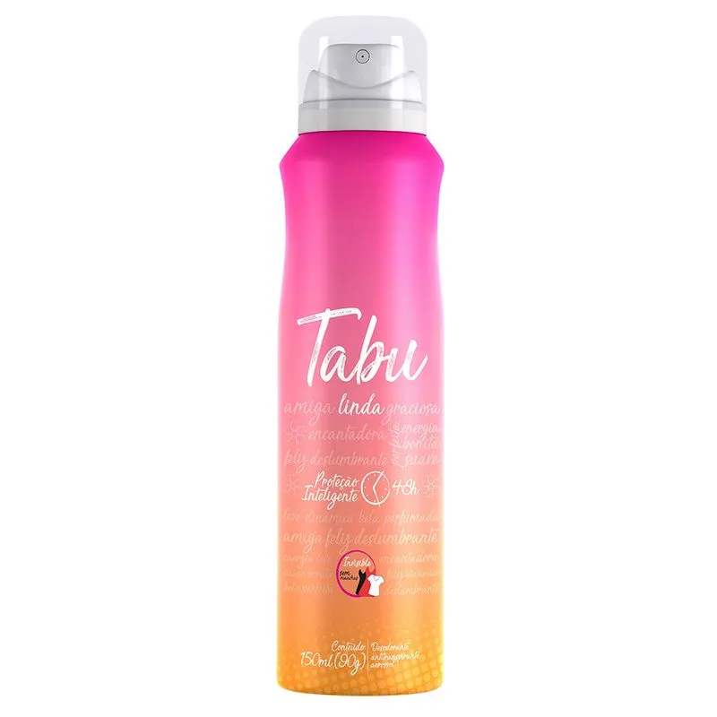 DESODORANTE AEROSOL TABU LINDA 150ML