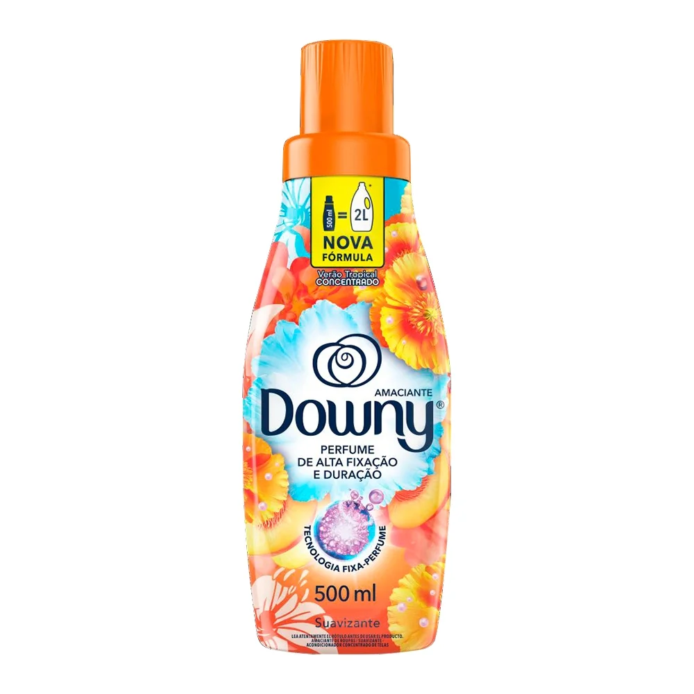 AMACIANTE DE ROUPAS CONCENTRADO VERAO TROPICAL SUAVE 500ML