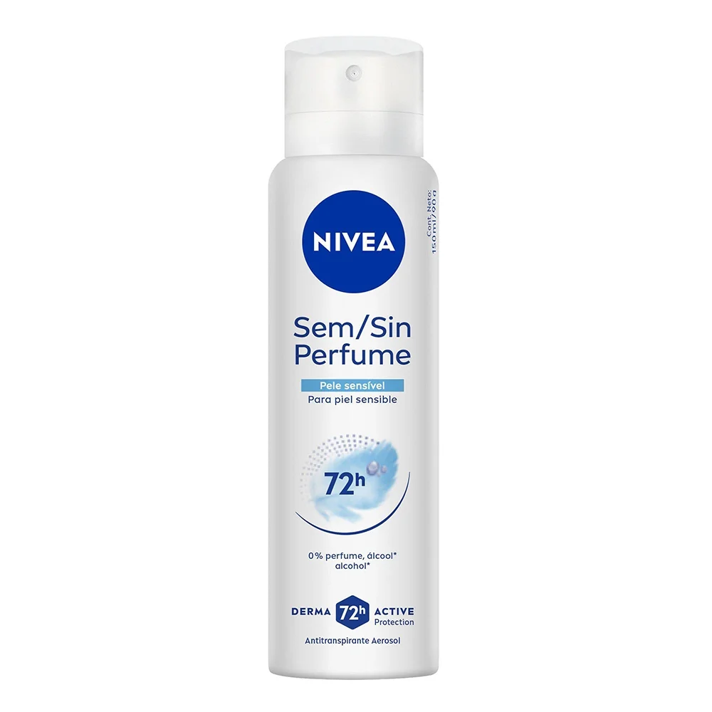 DESODORANTE AEROSOL NIVEA SEM PERFUME 150ML