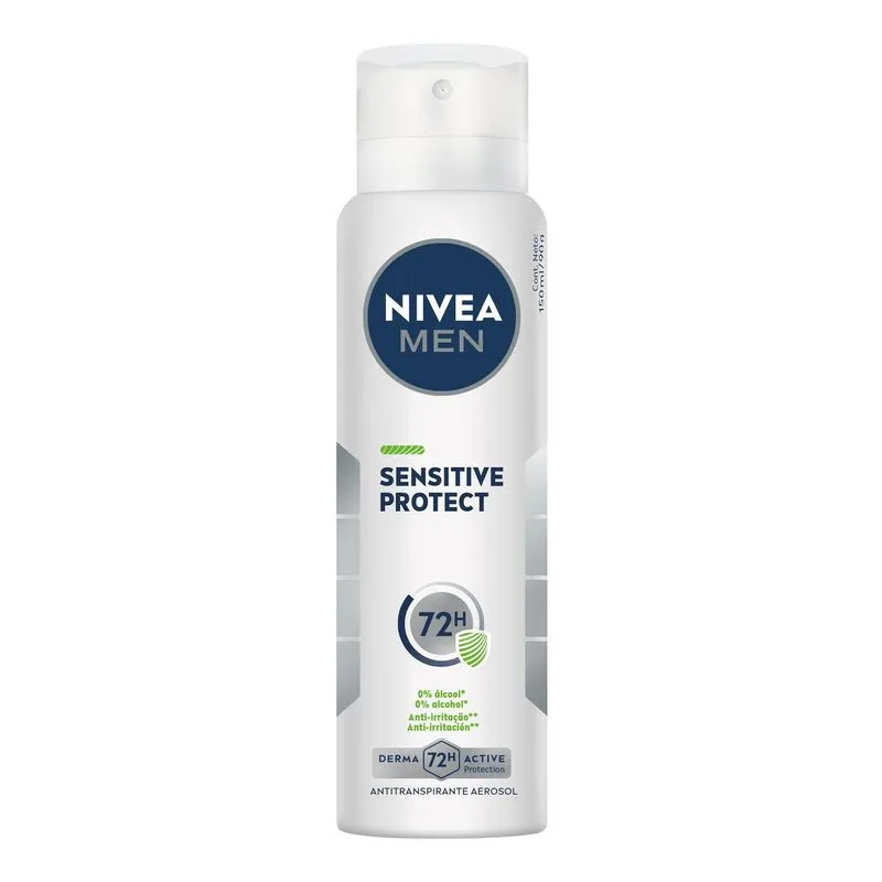 DESODORANTE AEROSOL NIVEA MEN SENSITIVE PROTECT 150ML