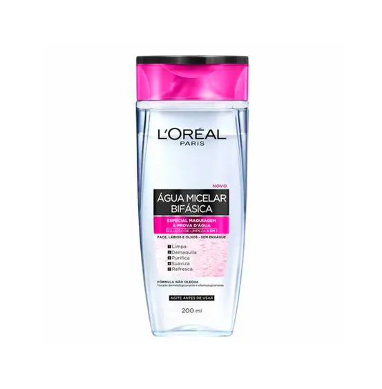 AGUA MICELAR BIFASICA LOREAL PARIS 200ML