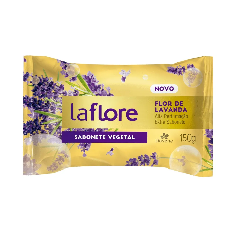 SABONETE DAVENE LA FLORE FLOR DE LAVANDA 150G DUZIA