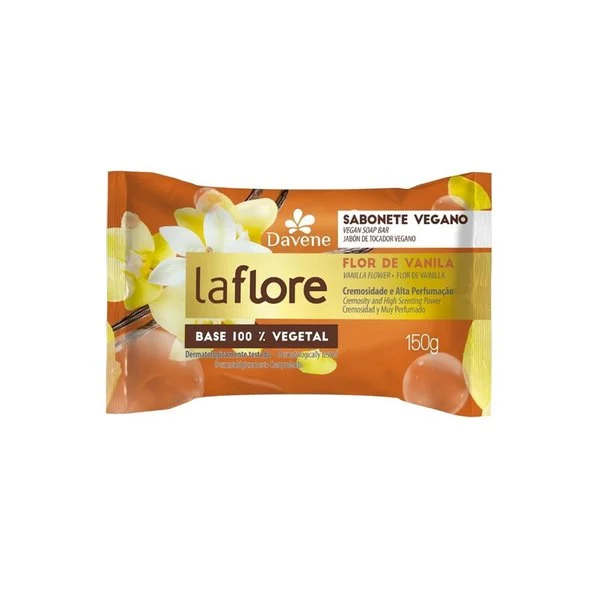 SABONETE DAVENE LA FLORE FLOR DE VANILLA 150G DUZIA