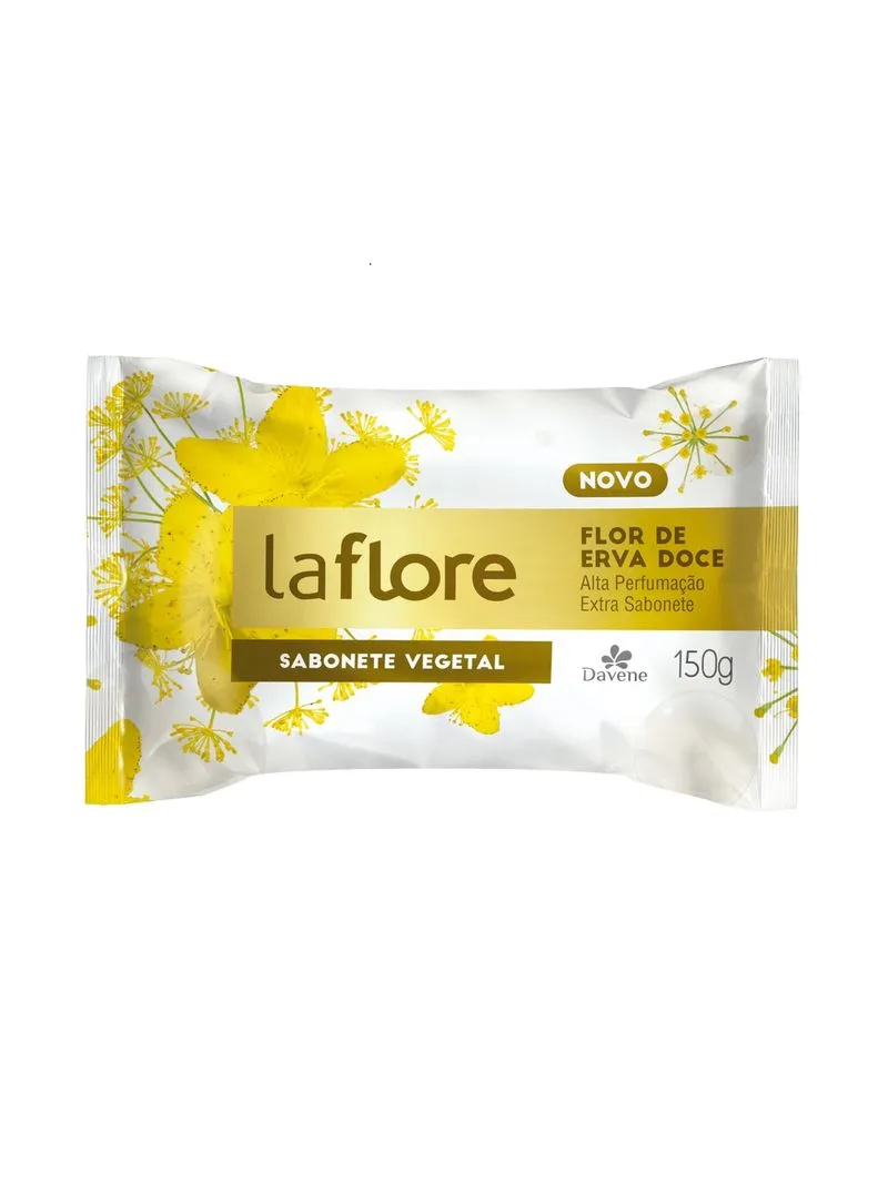 SABONETE DAVENE LA FLORE FLOR DE ERVA DOCE 150G DUZIA