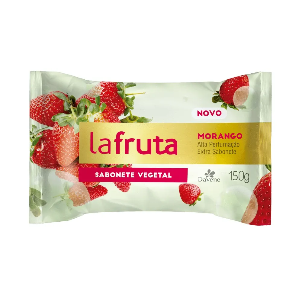 SABONETE DAVENE LA FRUTA MORANGO 150G DUZIA
