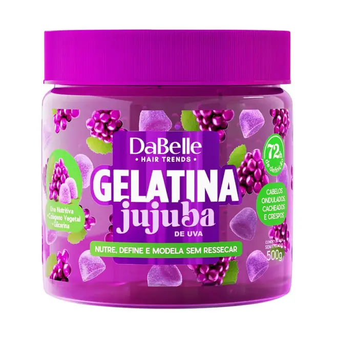 GELATINA CAPILAR DABELLE JUJUBA DE UVA 400G