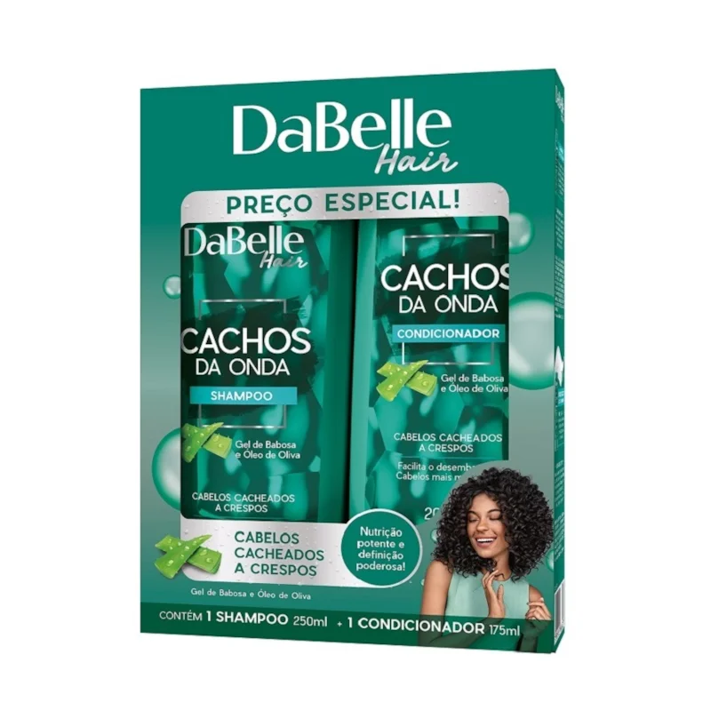 KIT SH 250ML+COND 175ML DABELLE CACHOS DA ONDA
