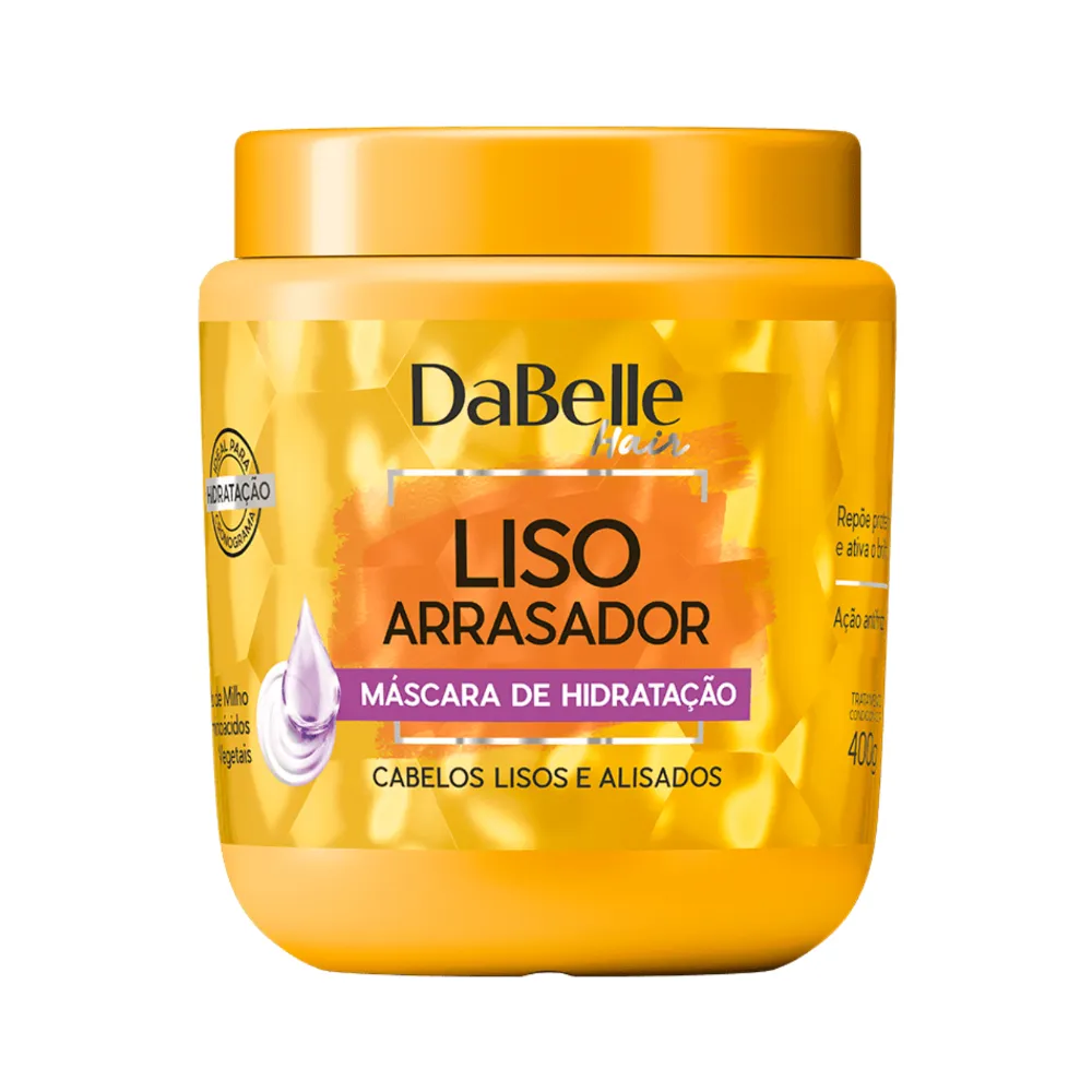MASCARA CAPILAR DABELLE LISO ARRASADOR 400G